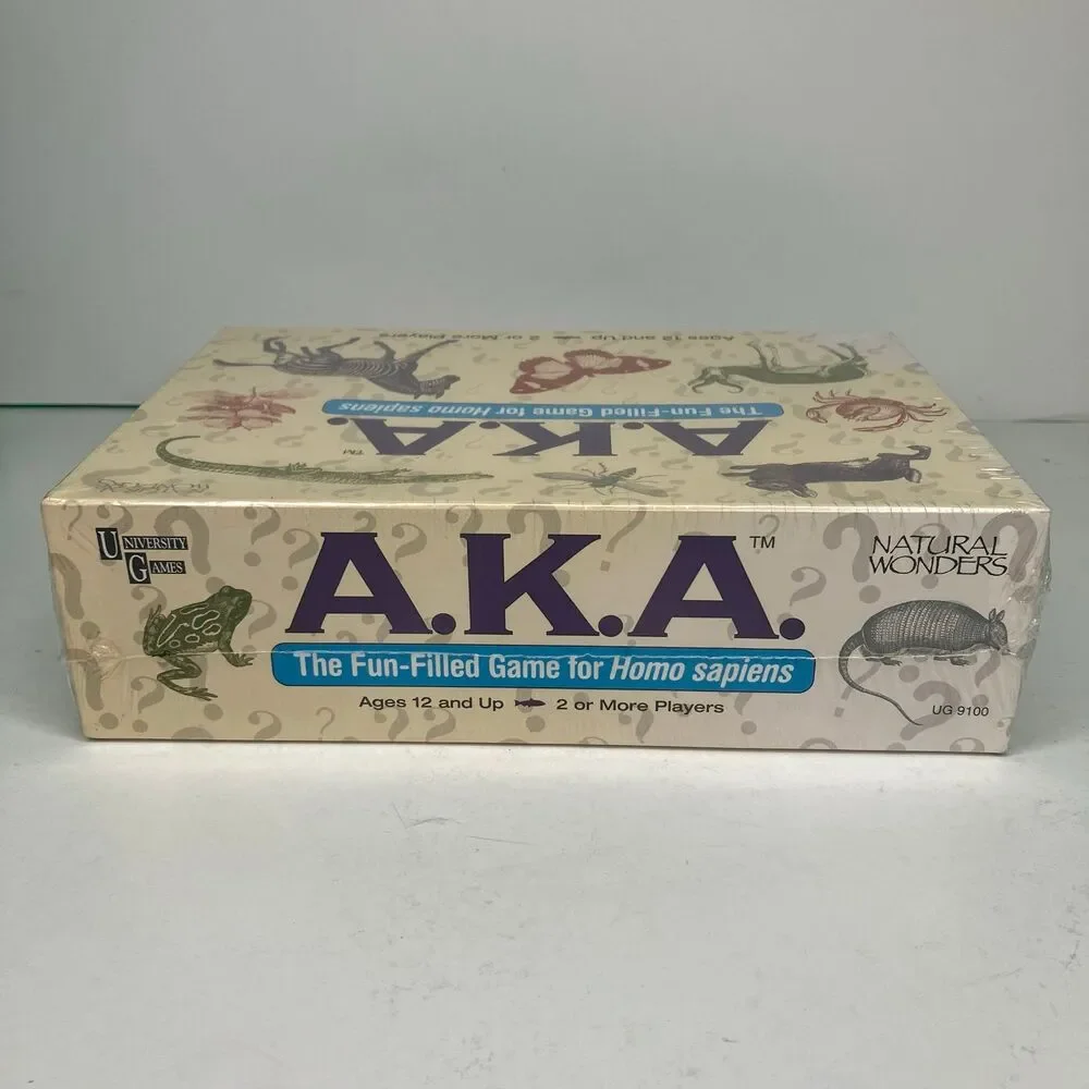 A.K.A Fun-filled Board Nature Game for Homo Sapiens 1994 University Games New